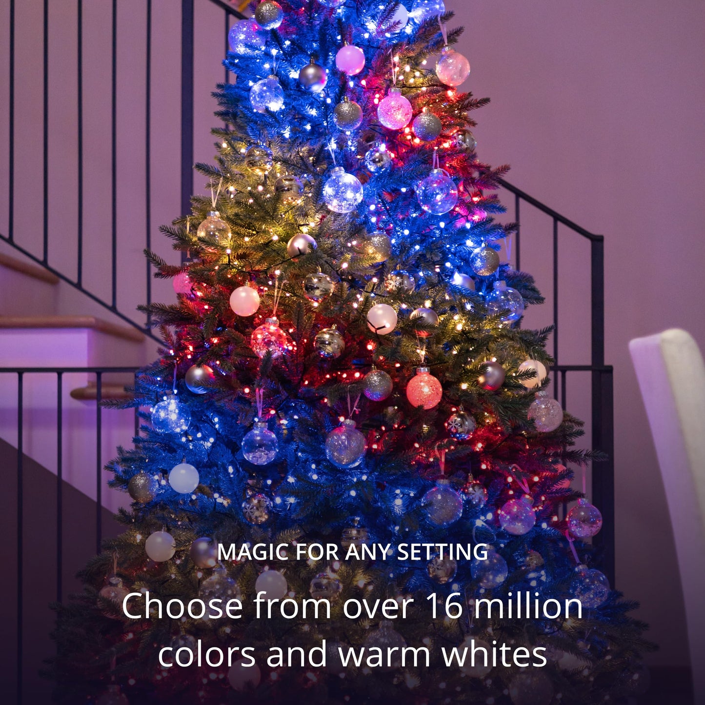 Amazon limited deals! Twinkly Strings 250 LED RGB, Including White, LED Light String for in-and Outdoor, Christmas Lights, Smart LED Lights, Mappable LEDs, Compatible with Alexa, Google Home, IP44, Green Wire, 65ft